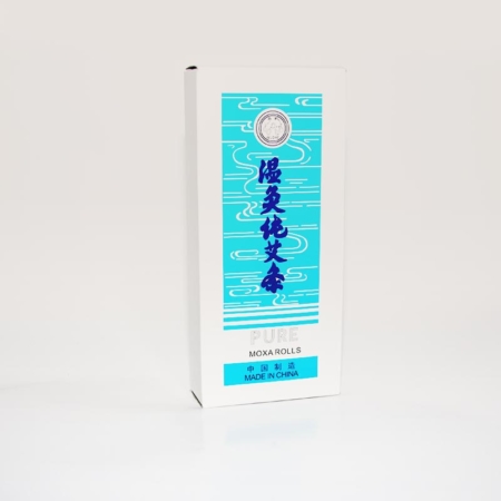 Moxa-Stangen mit Artemisia vulgaris